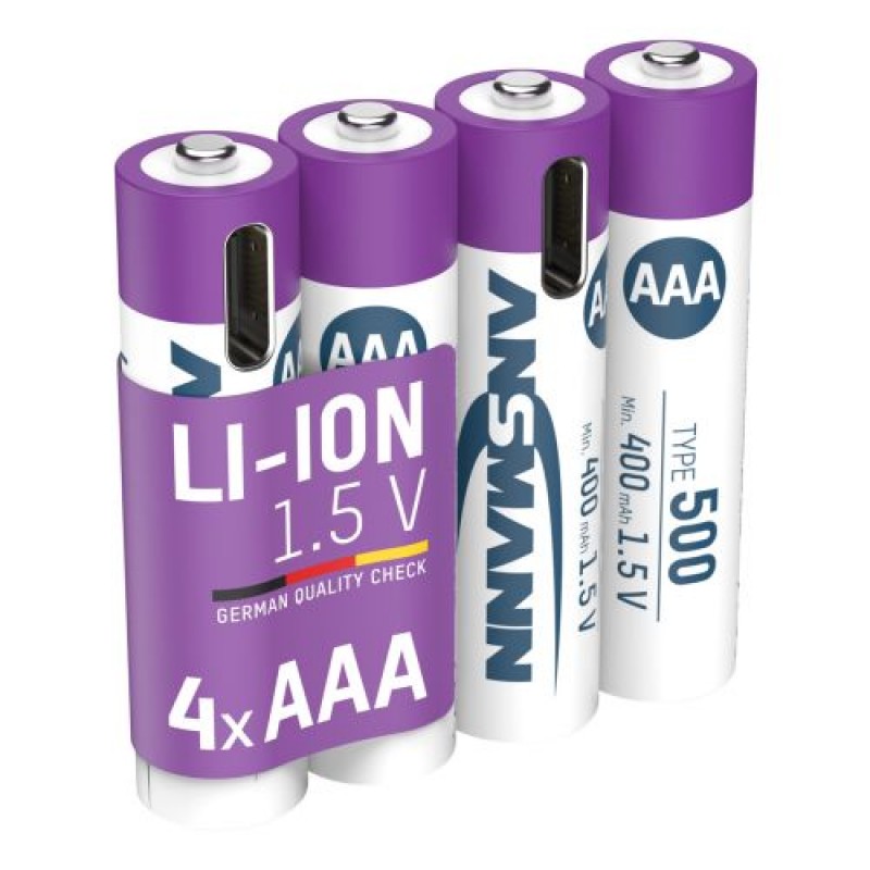 Ansmann Recharg. Lith. AAA 4pk Ansmann Recharg. Lith. AAA 4pk