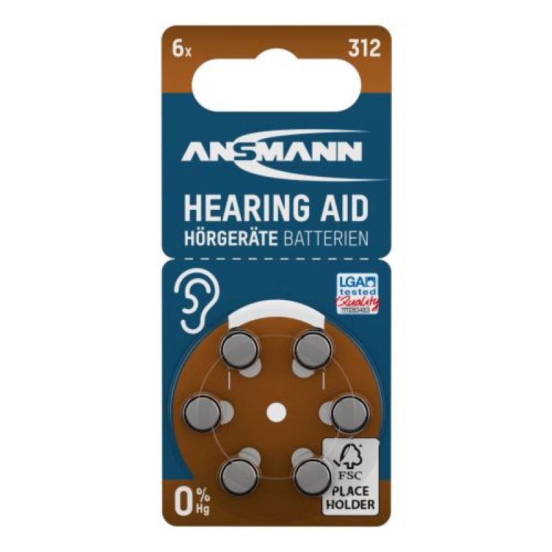 Ansmann Zinc Air 312 hear/aid battery Ansmann Zinc Air 312 hear/aid battery