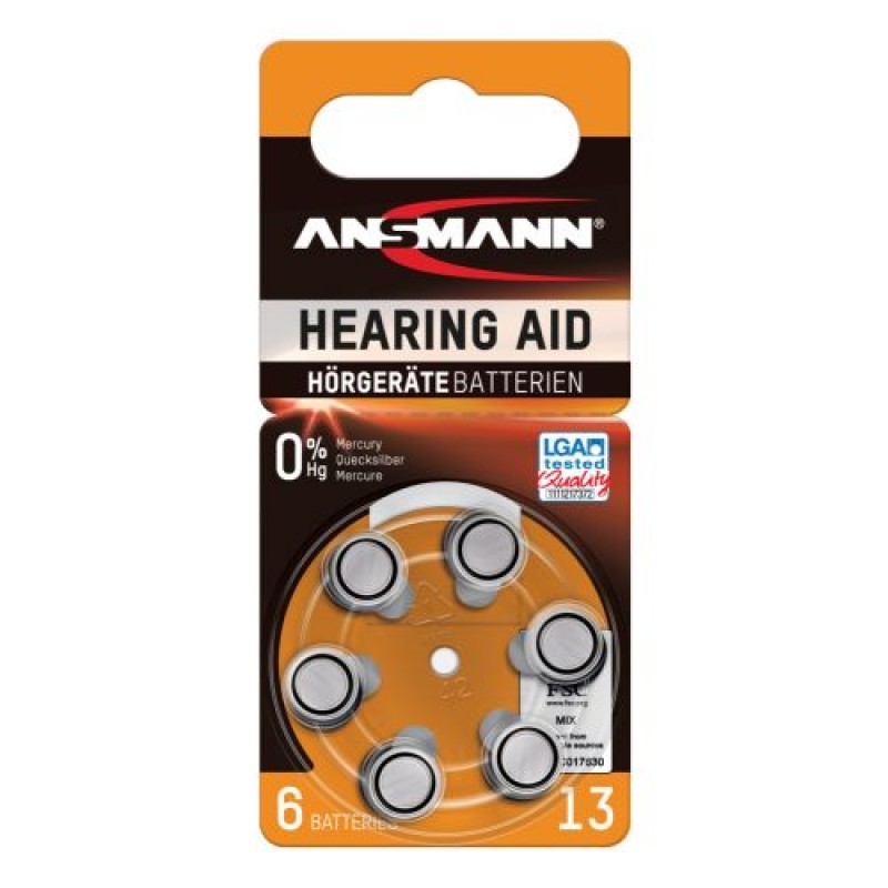 Ansmann Zinc Air 13 hearing aid battery Ansmann Zinc Air 13 hearing aid battery