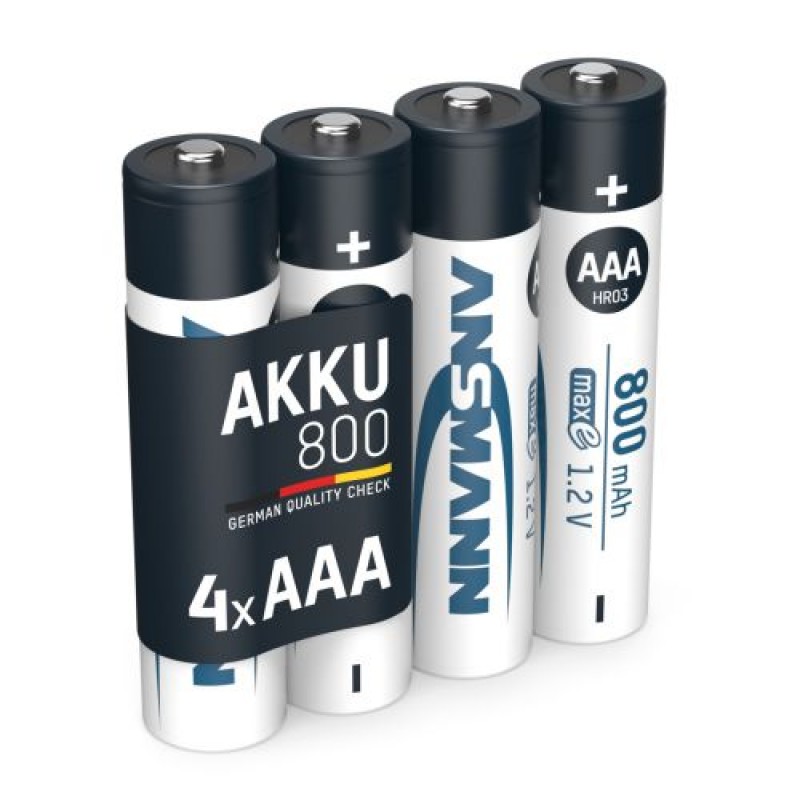 Ansmann Max E AAA 800 rec batterty 4 pk Ansmann Max E AAA 800 rec batterty 4 pk