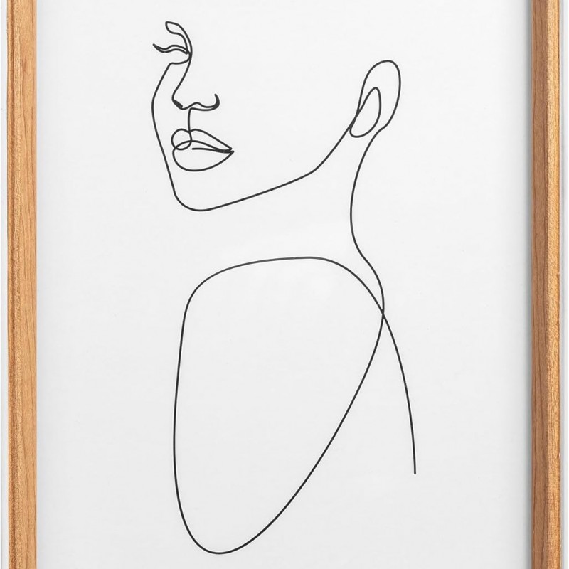 Silhouette 6x8 White/Beech Silhouette 6x8 White/Beech