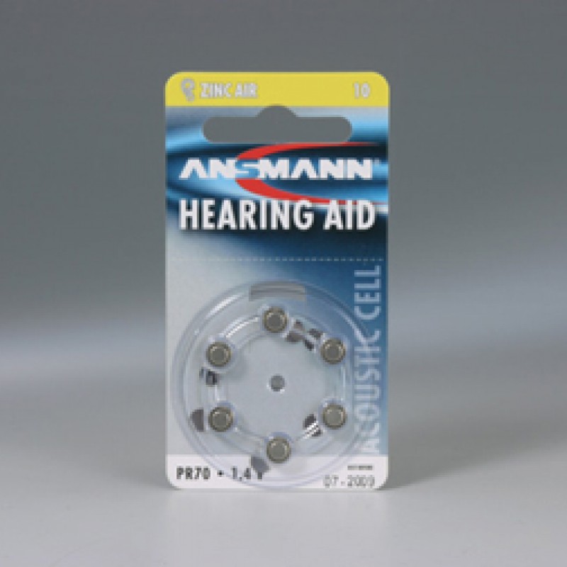 Ansmann Zinc Air 10 hearing aid battery